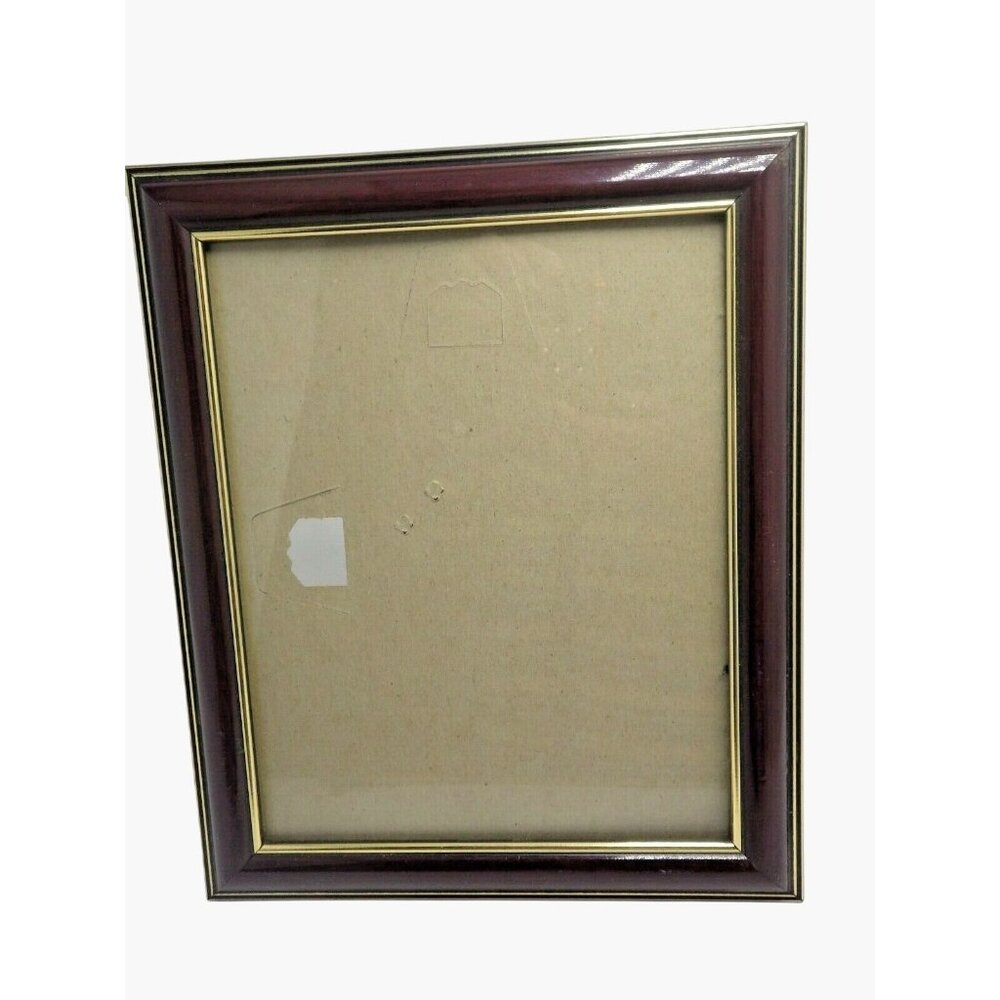 Frame Brown Gold Photo Picture Document 8 x 10 Standing Wall